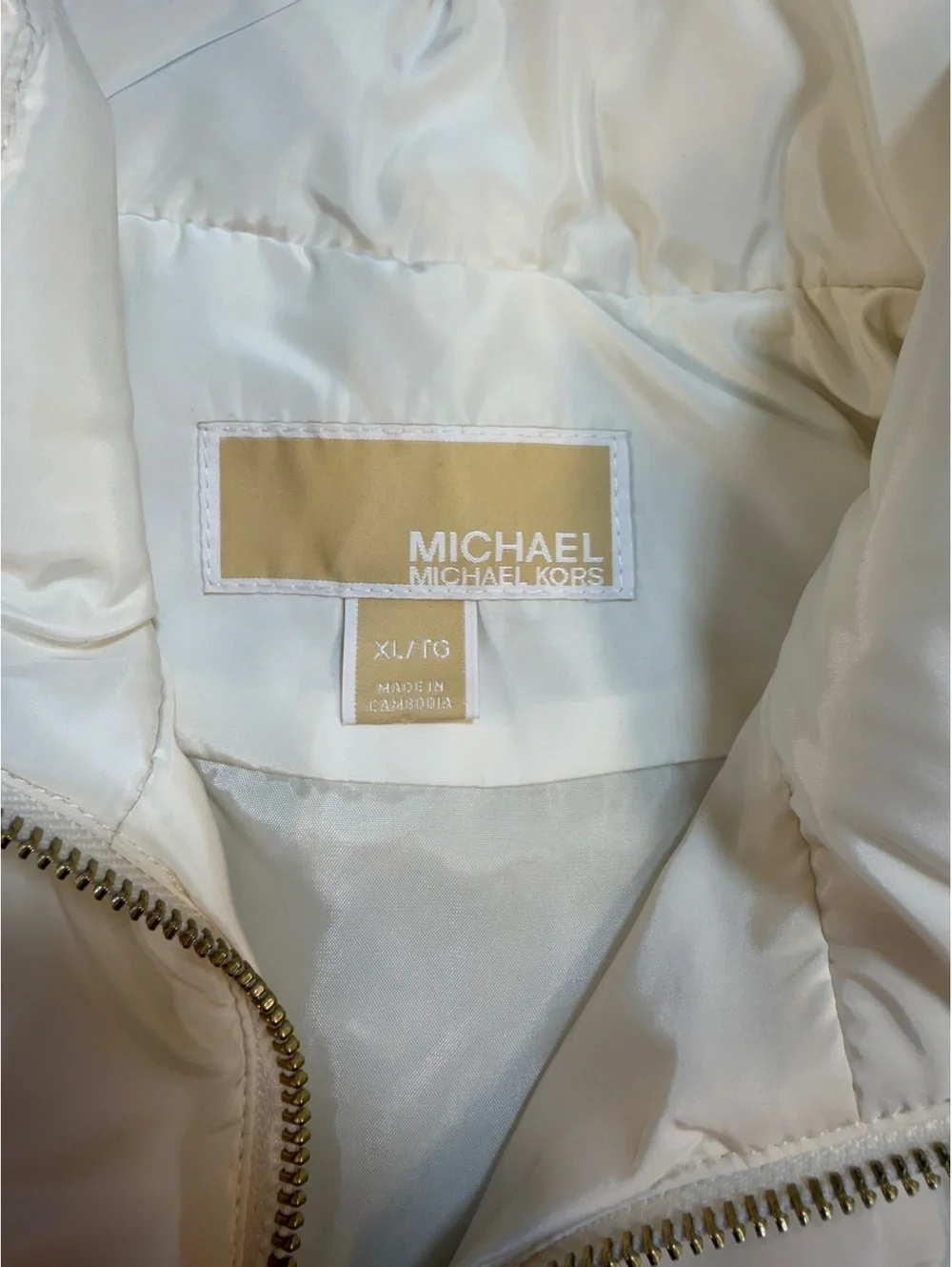Michael Kors Quilted Puffer Vest XL